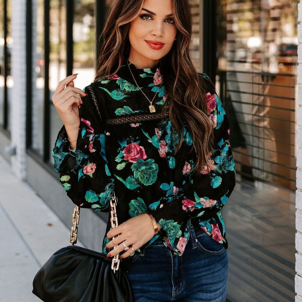RIOS FLORAL LACE BLOUSE - Picture 5 of 11